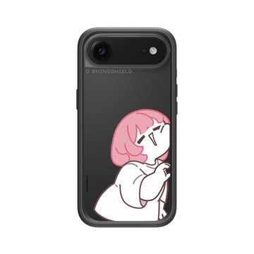 iPhone Air Mod NX -邊框背蓋組合 (相機按鈕) 黑 - 於是日常了 - 高調閃光彈－比心RJ