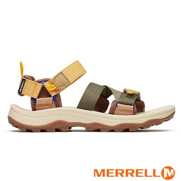 【MERRELL】男 SPEED FUSION SPORT RMX 水陸休閒鞋.兩棲鞋.沙灘鞋.海灘鞋.涼拖鞋_ML007089 綠橘色