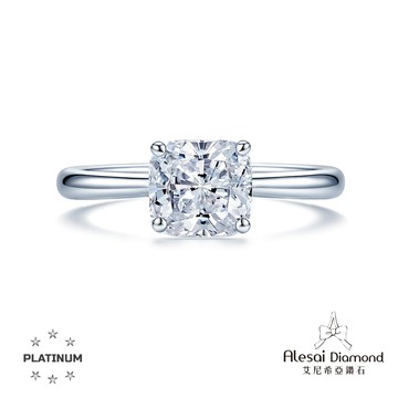 Alesai艾尼希亞鑽石 1克拉 D/VVS1 3EX車工 培育鑽石戒指 鑽戒