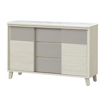 文創集 泰勒曼4尺岩板低餐櫃-121x41x82cm免組