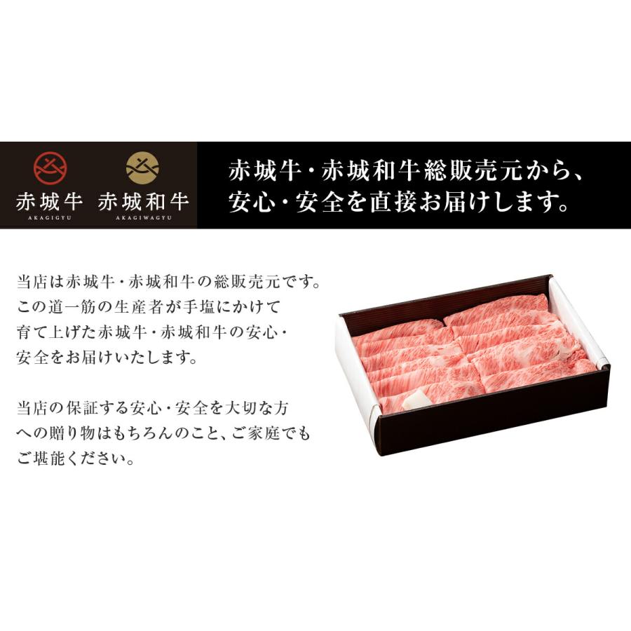 お歳暮 ギフト 2023 肉 和牛 赤城和牛 と 下仁田ねぎ の すき焼き セット 300g 約2〜3人前 水沢うどん付 すき焼き肉 予約販売 数量限定 期間限定 送料無料