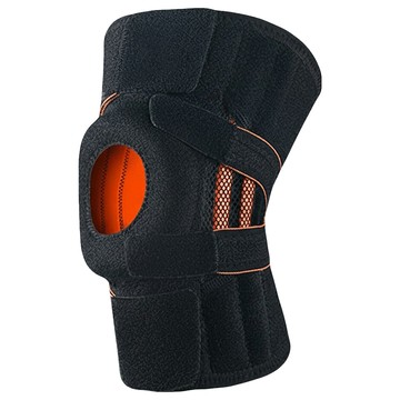 A-ZEAL 開放式加壓全支撐護膝  經典黑  1個  均碼