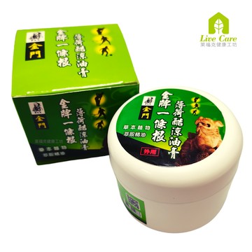 華大夫 金牌一條根 薄荷酷涼油膏80g~油性酷涼草本植物萃取