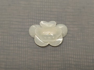 清代老和闐玉雕花 –  純古董SA-153