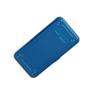 【Trusco】上掀式收納盒經典款（大）-鐵藍