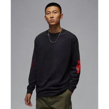 NIKE 長袖上衣 男 喬丹 AS M J RARE AIR WSH 85 LS CREW 黑 IB3135-010
