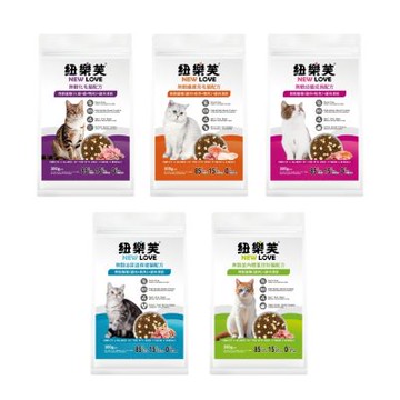 紐西蘭 NEW LOVE 紐樂芙 無穀貓飼料系列 凍乾飼料 300g±5% *3入組(買二件贈送寵喵樂-貓草玩具*1包(超過20公斤除外))