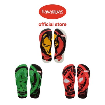 Havaianas哈瓦仕 拖鞋 Top Marvel 漫威英雄 鋼鐵人 綠巨人 蜘蛛人 拖鞋 夾腳拖 男女鞋 共3款