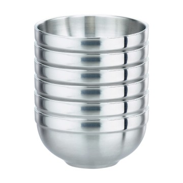 PERFECT 理想 極緻316雙層碗6入14cm(不附蓋)