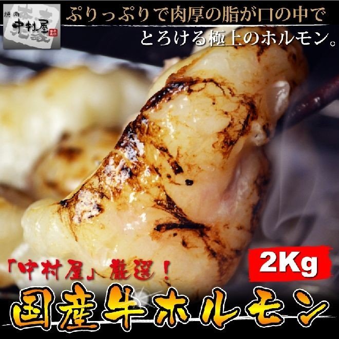 お中元 御中元 牛肉 国産牛 ホルモン 2kg メガ盛り 小腸 焼肉 バーベキュー もつ鍋 ホルモンうどん ホルモン焼き 送料無料