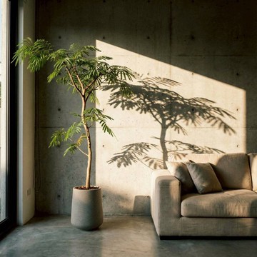 小豆樹 落地盆栽 大盆栽 拿鐵棕磨石子花盆 開幕送禮 喬遷禮物