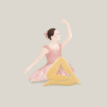 ME TIME - The Ballerina芭蕾舞者項鍊