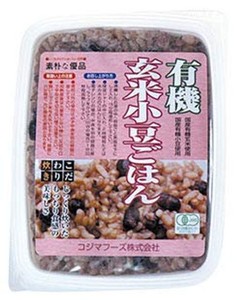 コジマフーズ　有機玄米小豆ごはん＜160Ｇ＞２０ヶケース販売