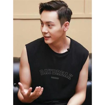 純棉男生背心外穿坎肩籃球健身字母大碼男裝運動潮流無袖t恤夏季