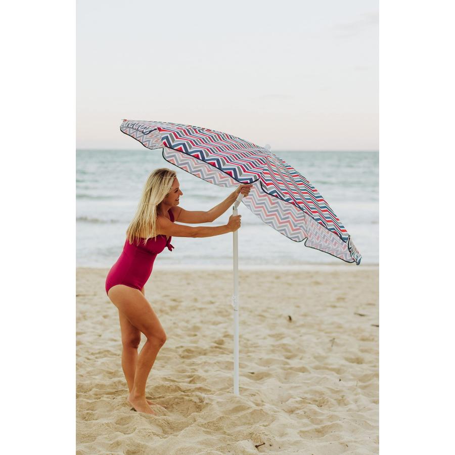 Picnic Time Outdoor Canopy Sunshade Umbrella 5.5', Vibe Collection