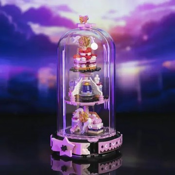 玩具研究中心 現貨  拼奇 暖暖下午茶 魔法少女 收藏積木(85102)