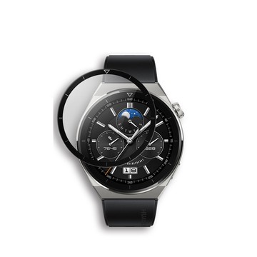 【3D曲面複合】華為 GT3 Pro 46mm熱彎膜 PMMA+PC 防刮 耐刮 全螢幕 保護膜 保護貼