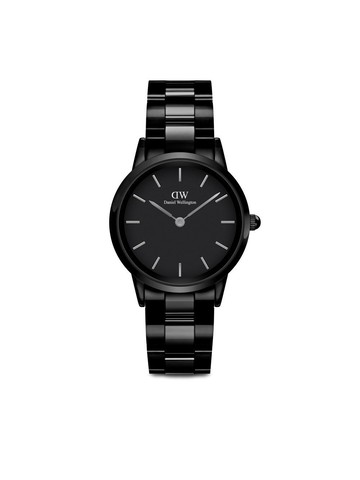 Daniel Wellington - Iconic Link Ceramic 28mm - women - ceramic/stainless steel - One Size - Black