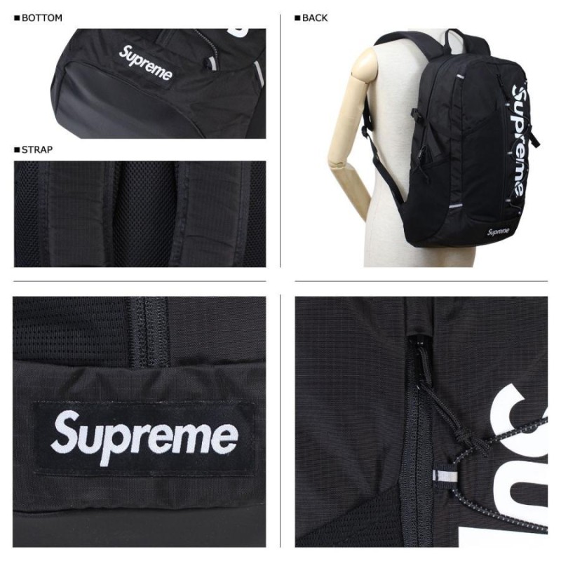 シュプリーム Supreme リュック バックパック メンズ レディース 20L 210D CORDURA RIPSTOP NYLON BACKPACK  | LINEブランドカタログ