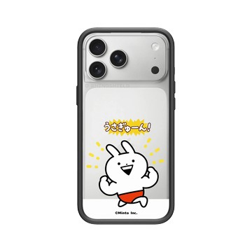 iPhone 17 Pro Max Mod NX -邊框背蓋組合 (相機按鈕) 黑 - Usagyuuun 小突兔 - 大壯啦 !!!