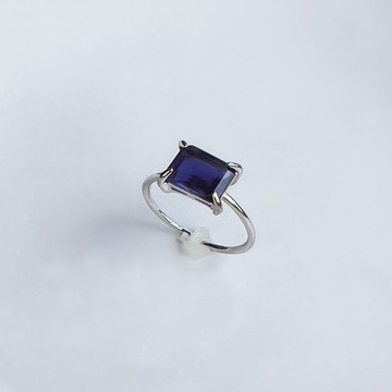 堇青石 925 銀戒指【附贈禮盒】