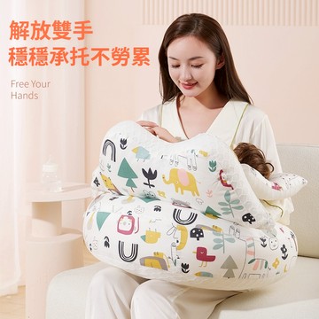多功能寶寶U型哺乳枕 嬰兒U型餵奶枕 月亮枕 孕婦墊腳枕 側睡枕 抱枕 嬰兒學坐枕 孕婦用品 餵奶枕 吐奶枕 護頸枕