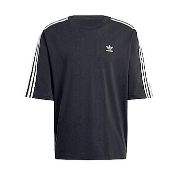 Adidas Oversize Tee IZ1832 男 短袖 上衣 T恤 運動 休閒 復古 三葉草 寬鬆 棉質 黑