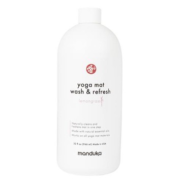 [Manduka] Mat Wash 瑜珈墊清潔噴劑 32oz 補充瓶 - Lemongrass 檸檬草 (瑜珈墊專用清潔劑)