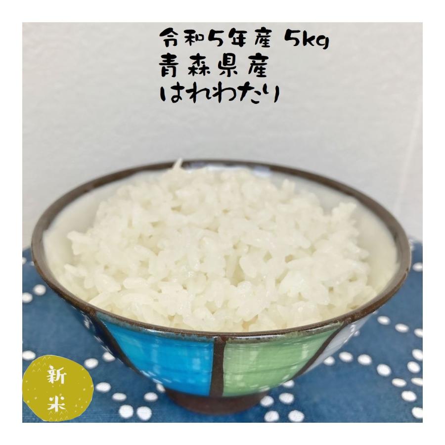 米 新米 5kg はれわたり 青森県産 令和5年産