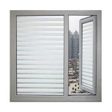 德利生活 抗UV玻璃貼 90x300CM 防曬隔熱  百葉窗 白色 + 透明色  1個