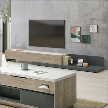 6~9.9尺伸縮電視櫃 長櫃 【275B3063】Leader傢居館275-840