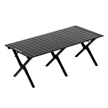 BLACK DOG 黑狗 山居 鋁合金蛋捲桌 90 CBD2450JJ032  夜幕黑色  117x60x44cm; 71x19.5x16cm