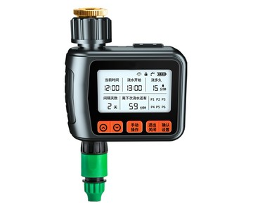 定時灌溉系統 FANGGE 方格 中文大屏雨感定時器 自動澆水器 澆花定時器 水霧滴灌智能控制器 灌溉噴淋系統