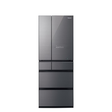 Panasonic國際牌 600公升無邊框玻璃六門變頻冰箱雲霧灰NR-F601WX-S1