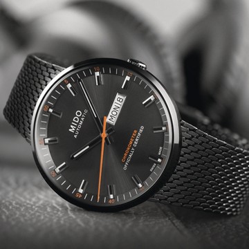 MIDO美度 官方授權 COMMANDER香榭系列 天文台認證機械腕錶 聖誕節 禮物 送禮 42mm/M0316313306100