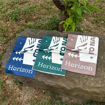 Outdoor 超微細纖維環保運動毛巾 山巔棕