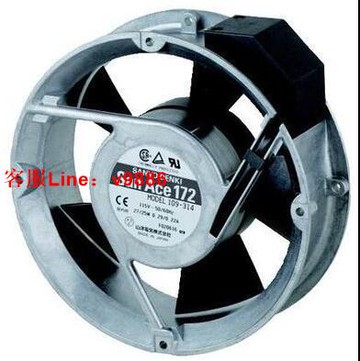 【咨詢客服應有盡有】原裝日本San Ace172三洋 109-371 374 311 314 100V交流風扇17251