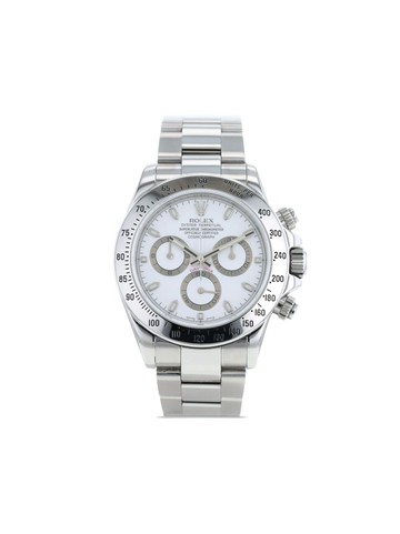 Rolex - 2006 pre-owned Daytona 40mm - men - stainless steel - One Size - White