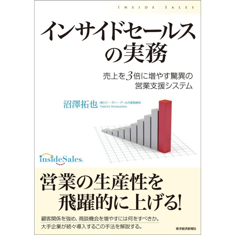 インサイドセールスの実務 売上を3倍に増やす驚異の営業支援システム