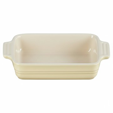LE CREUSET 長方烤盤 18cm 奶油黃  22.1 x 12.6 x 4.7cm  1個
