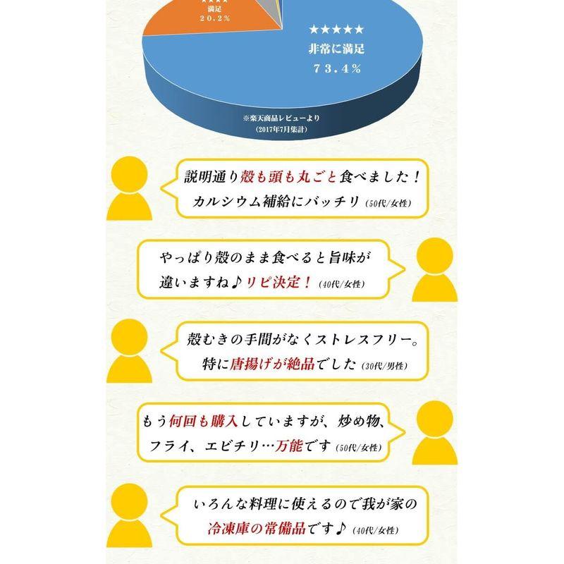 殻のまま丸ごと食べる新食感 ソフトシェルシュリンプ （脱皮直後の バナメイエビ ） 中型サイズ30?35尾 400g以上