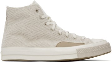 Converse 灰白色 Cozy Utility Chuck 70 高帮运动鞋