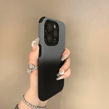 新款四角上下漸變手機殼適用iPhone16 15 Pro MAX 14 13 12 11 耐摔防震硬殼