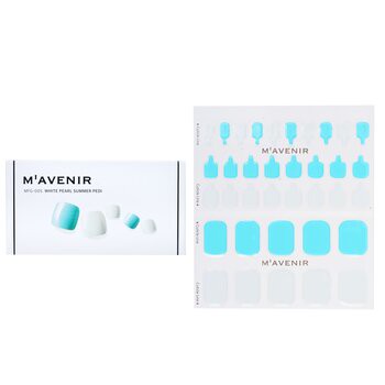 Mavenir Mavenir 指甲貼 (繽紛顏色) - # White Pearl Summer Pedi  36pcs-美容工具