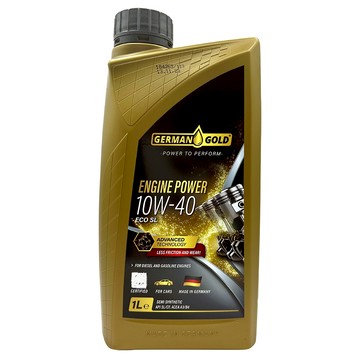【車百購】 German Gold Engine Power 10W-40 ECO SL 高性能合成機油