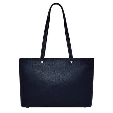 【FOSSIL】Jessie 真皮托特包-藍色 ZB11105545【 美國時尚品牌 】 附防塵袋+提袋