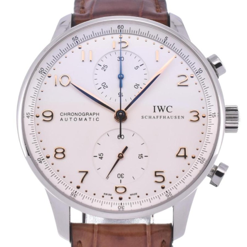 IWC SCHAFFHAUSEN IW371401 ポルトギーゼ クロノグラフ 自動巻き メンズ _773092