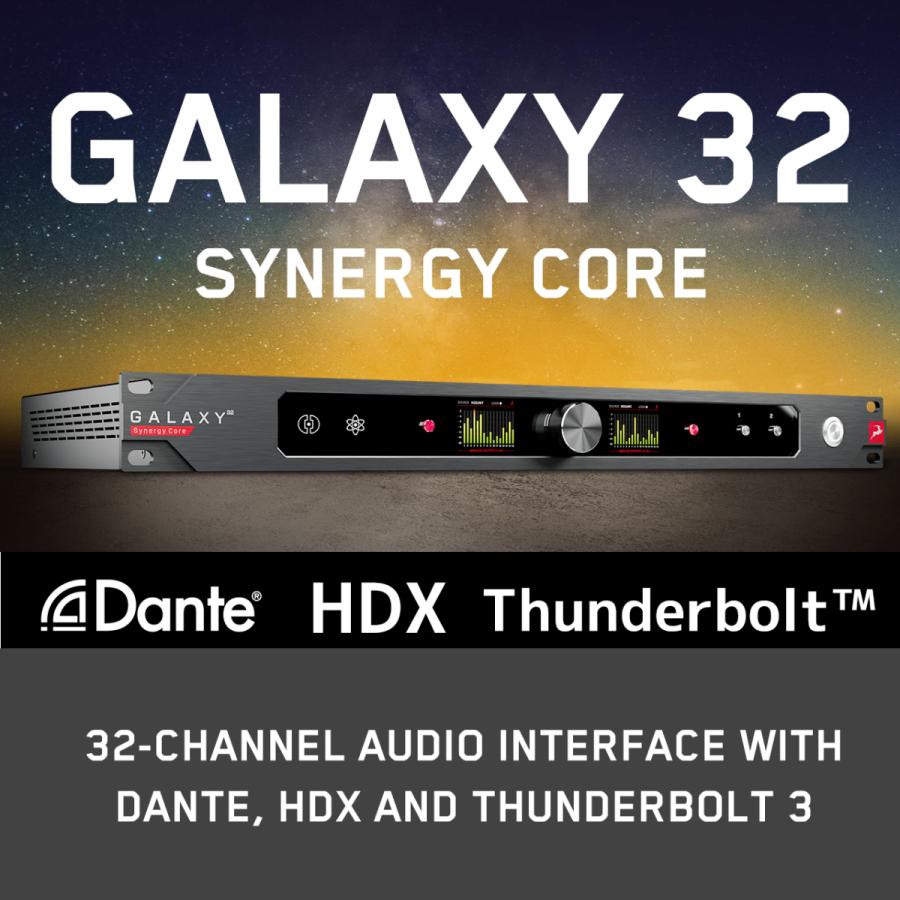 即納！ Galaxy 32 Synergy Core DANTE HDX Thunderbolt Interface Antelope Audio アンテロープ