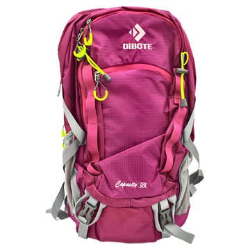 DIBOTE 迪伯特 專業登山休閒背包  粉色  38L