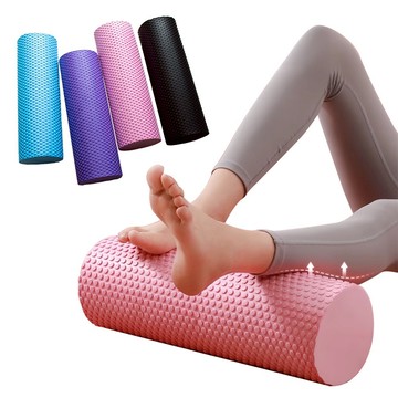 QIDINA 輕量低強度實心按摩滾輪瑜珈柱-A